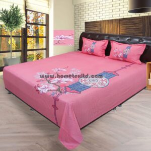 Bed Sheet Tuilip Pink Red RTP