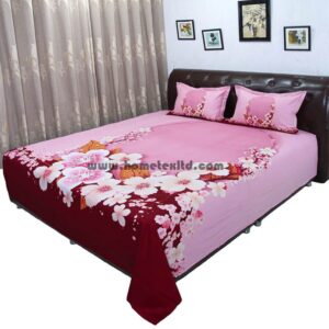 Panel Daisy Pink Bed Sheet