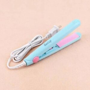 Mini Hair Straightener Clipboard Small Power Plug Curling Hair Straight Hair Girls Air Bangs Portable Hair Straightener