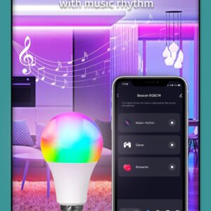 Tuya Smart Led Bulb E27 220V Smart Light Dimable Bluetooth RGB Lamp APP Control for Bedroom Room Decoration Party Lights