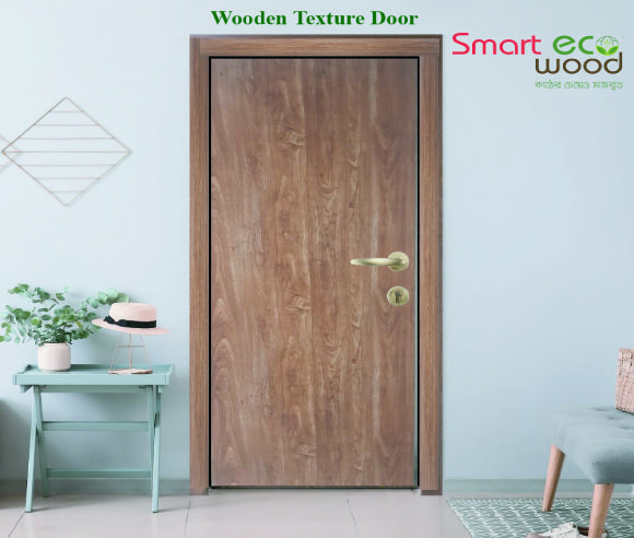 Barmatic Deep Wooden Texture Door Smart eco wood toilet & belcony, Bedroom door, Main door